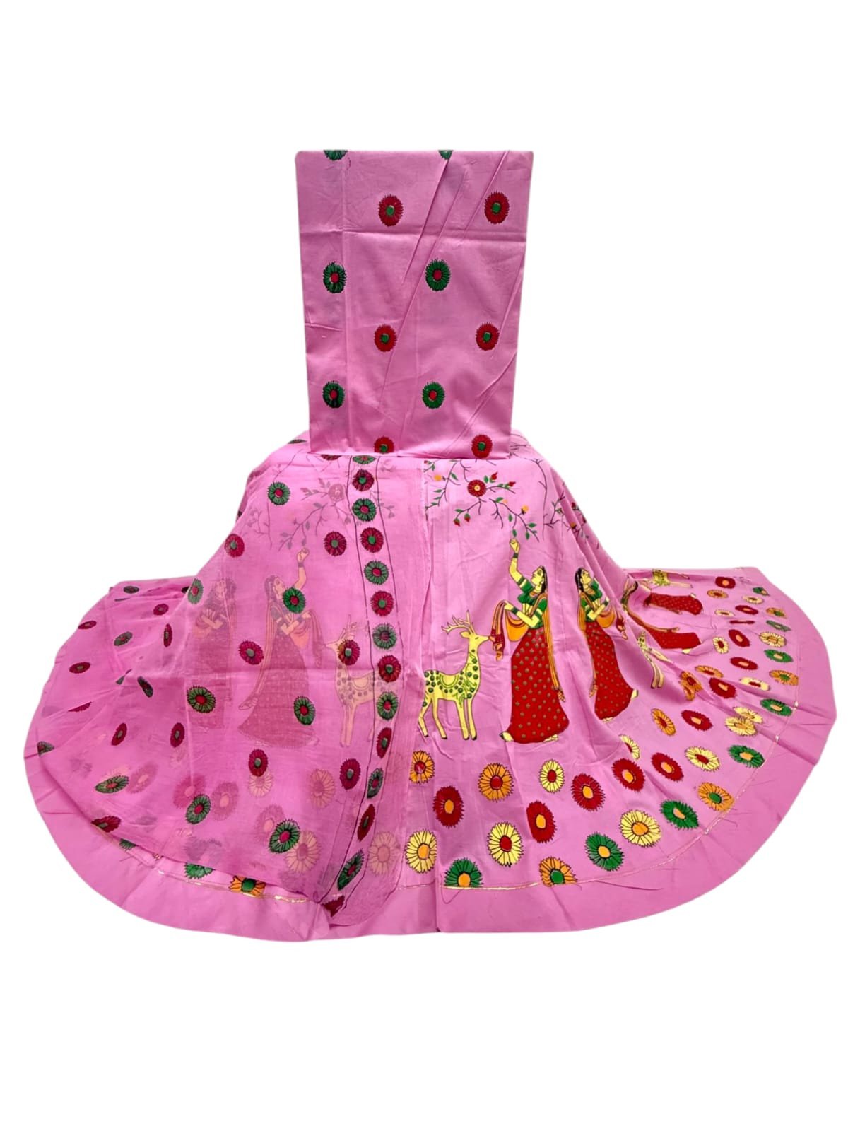 Fancy Printed Cotton Boutique Rajputi  Suit