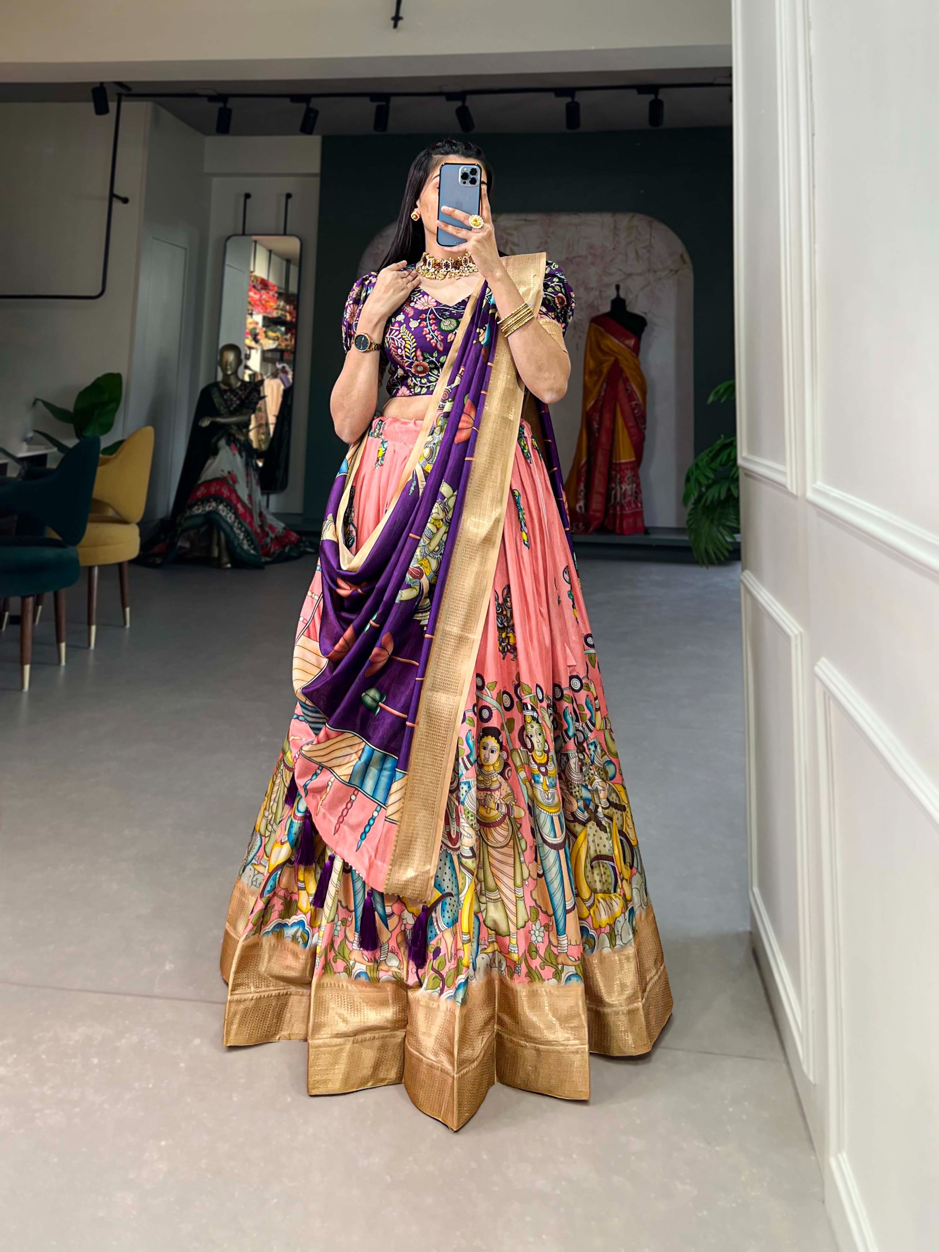 Designer Lehenga Choli for Women - Embroidered Indian Wedding & Festive Wear