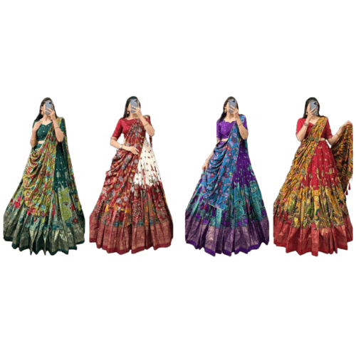 Kalamkari print lehenga for women