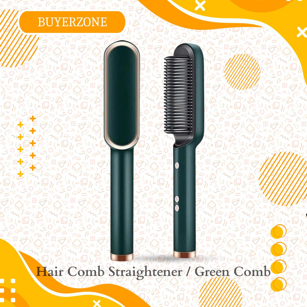 Hair Straightener Comb Brush 45W