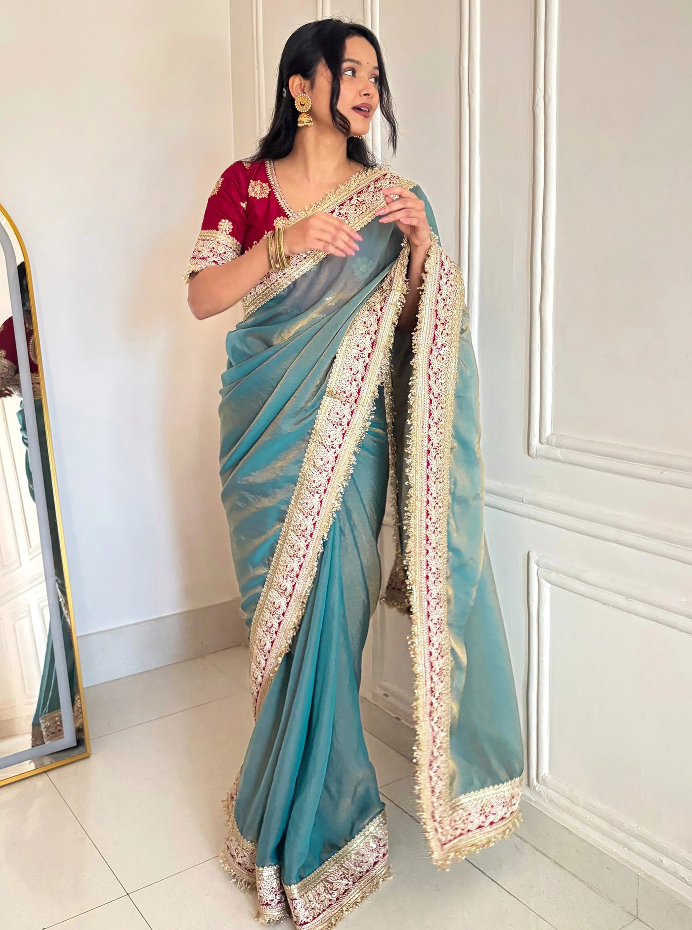 PREMIUM SAREE WITH BLOUSE FOR WOMEN