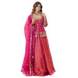 Women’s Silk Ready To Wear Lehnaga Choli Set