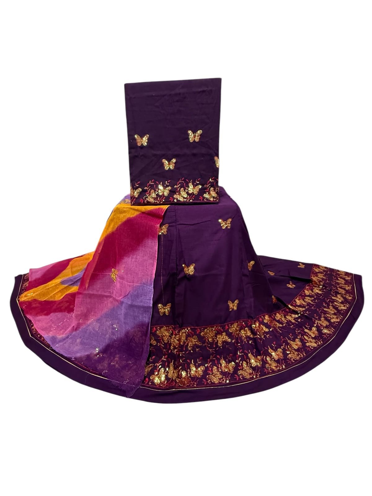 Beautiful  Fancy Cotton Rajputi Suit