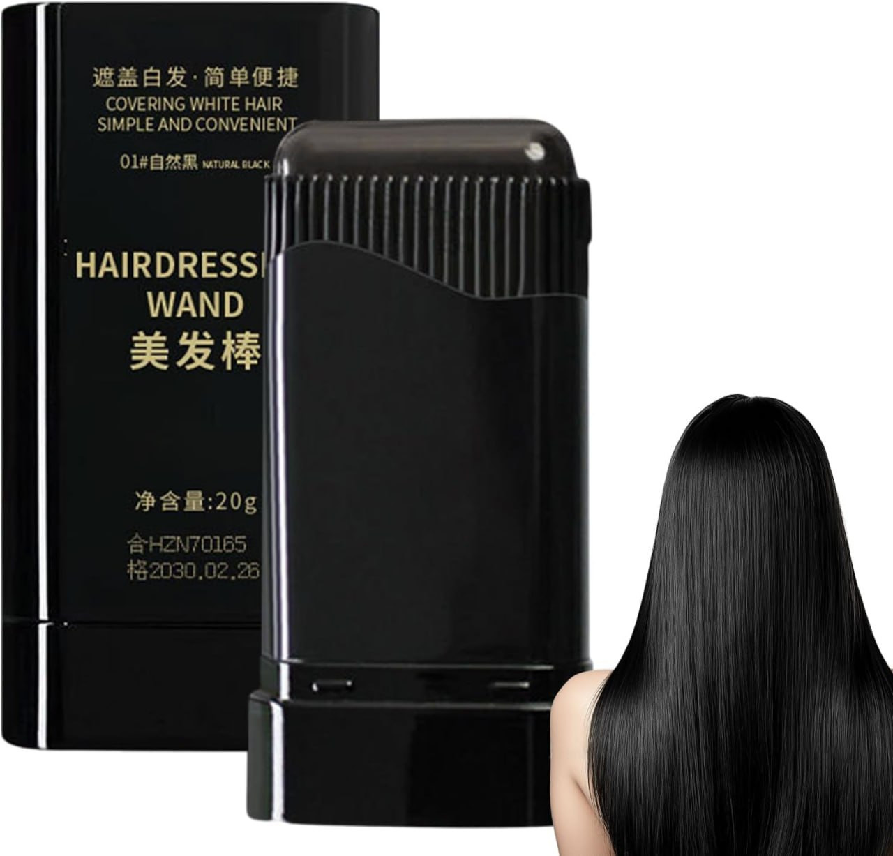 Hair Color Stick for White Hair Coverage Dye