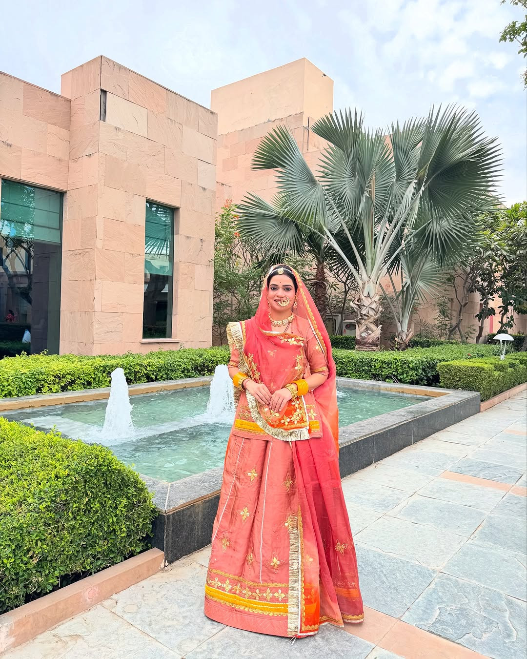 English coloured Latest Rajasthani Hand Work Poshak