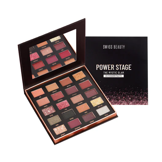 Power Stage Eyeshadow Palette – High Pigment Long-Lasting Makeup Kit