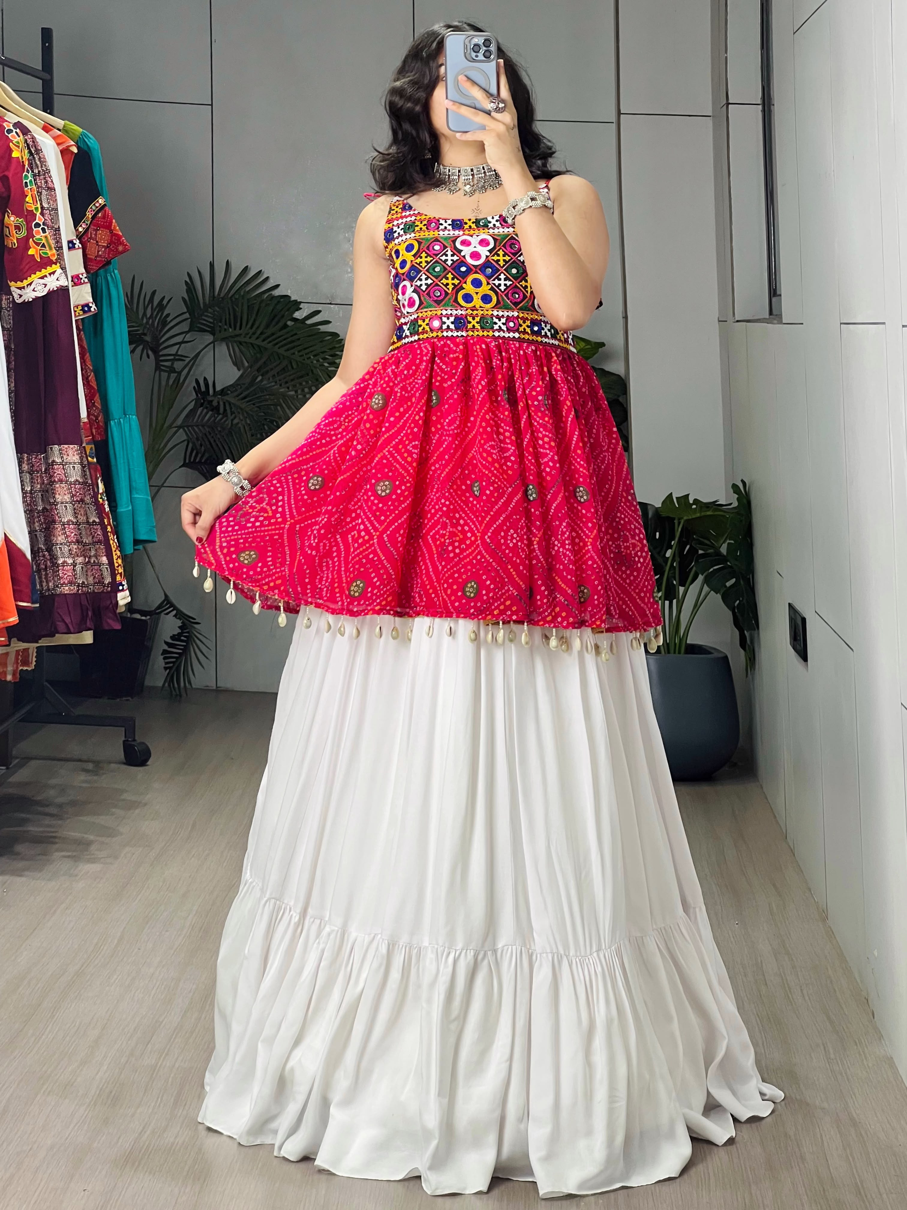 Varnika Ethnic Women Navratri Lehenga with Kediya Set