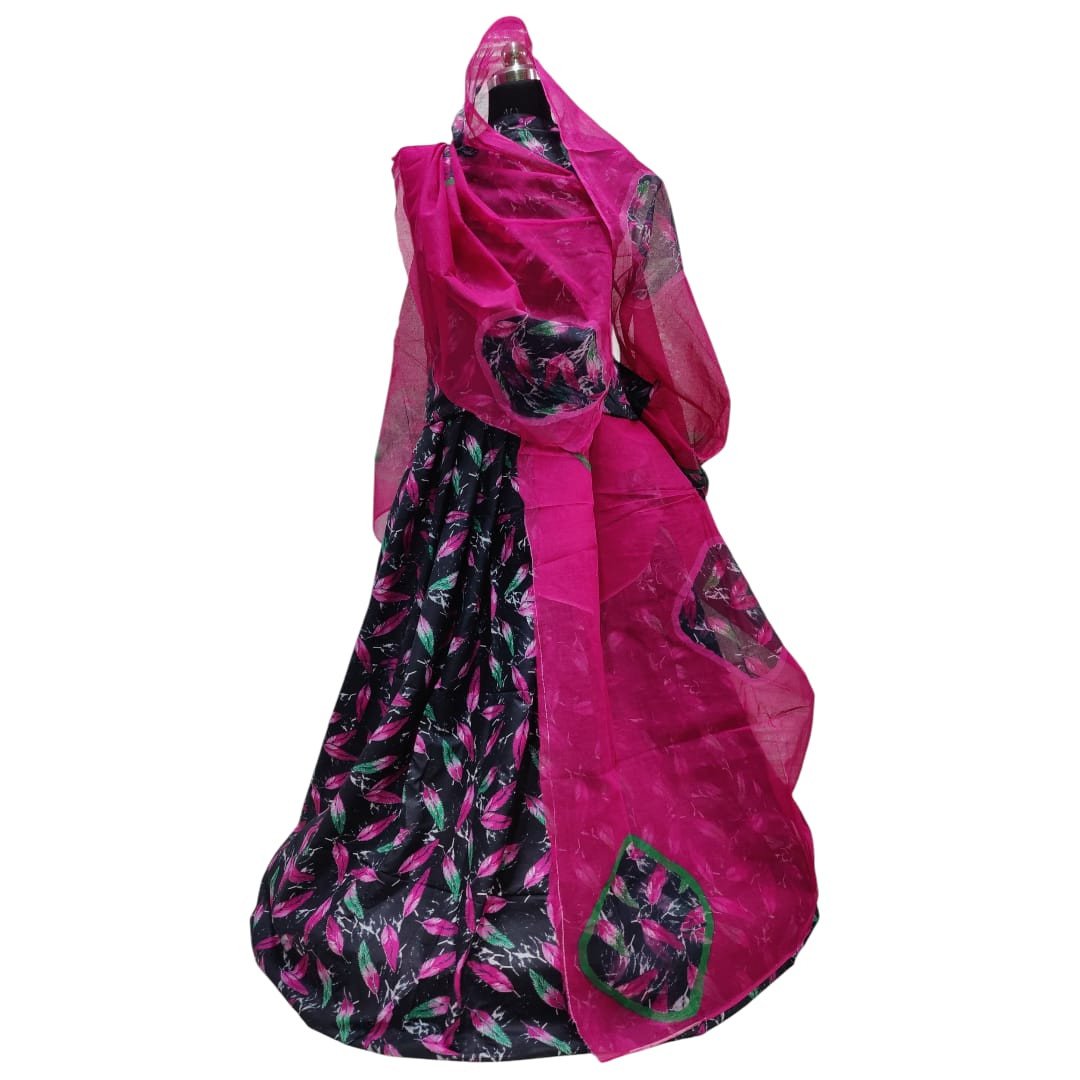 Cotton Boutique Rajputi Suit for Women | Fancy Printed Design with Full-Size Odhna