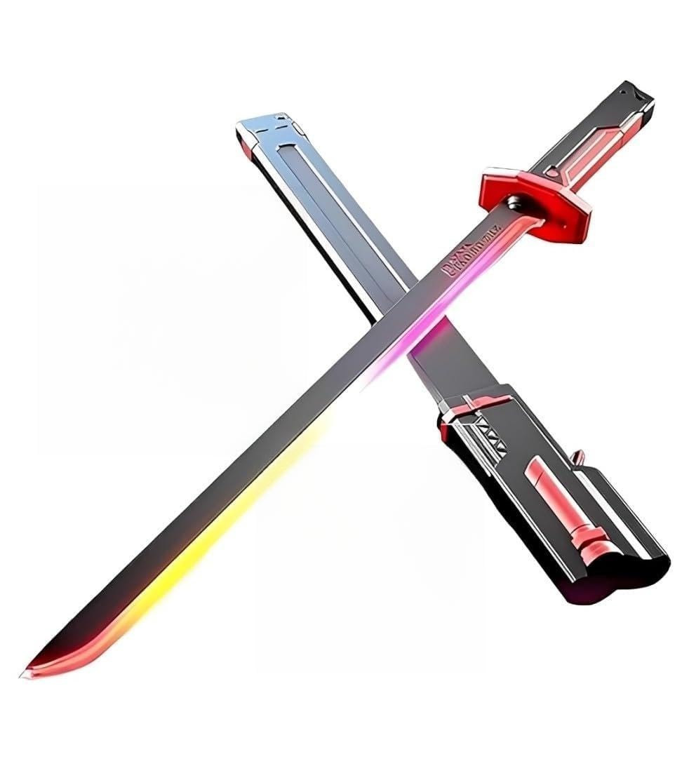 360° Spinning Sword Toy with LED Lights & Sound for Kids