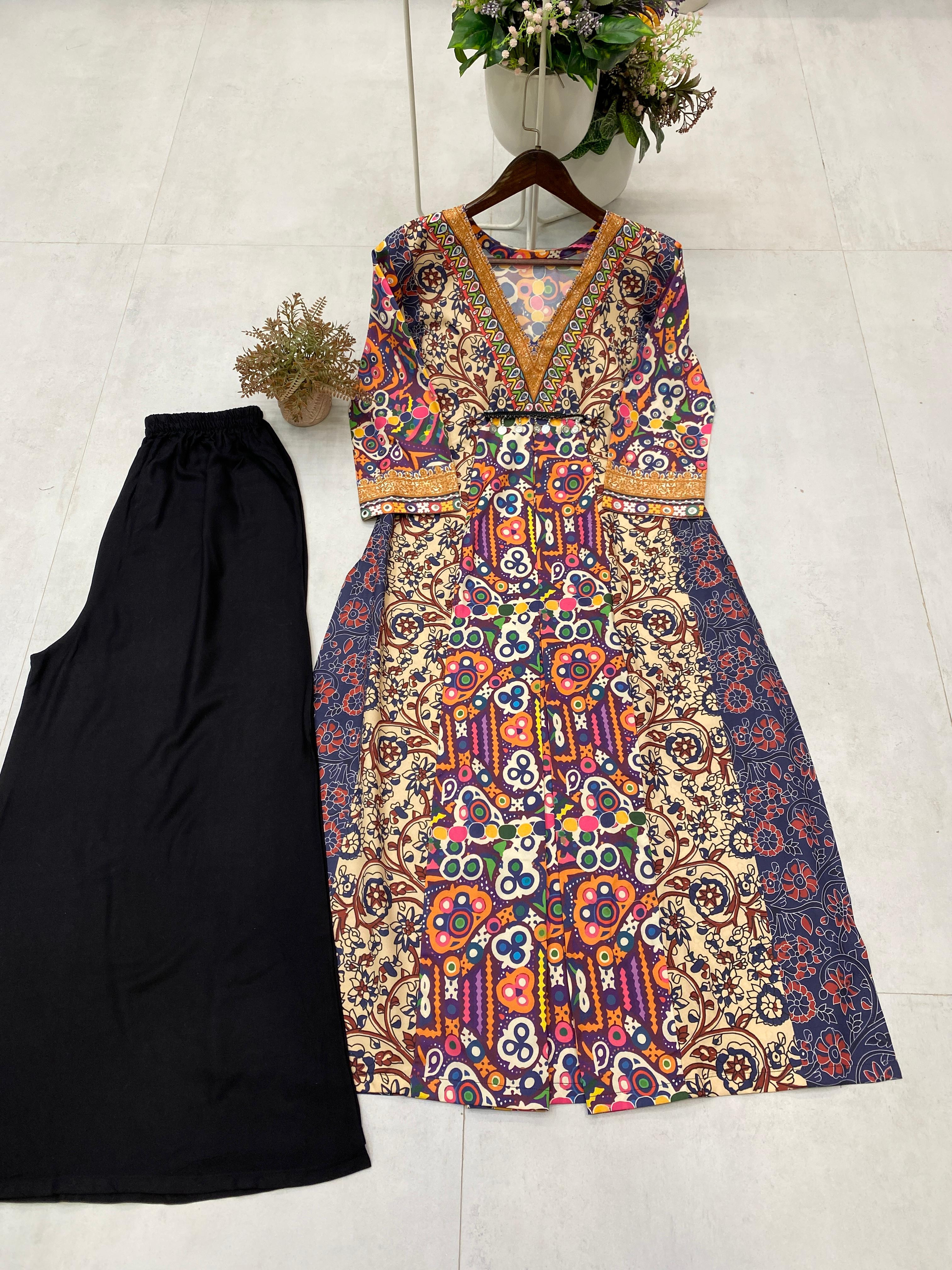 Kurta Plazo Set For Women