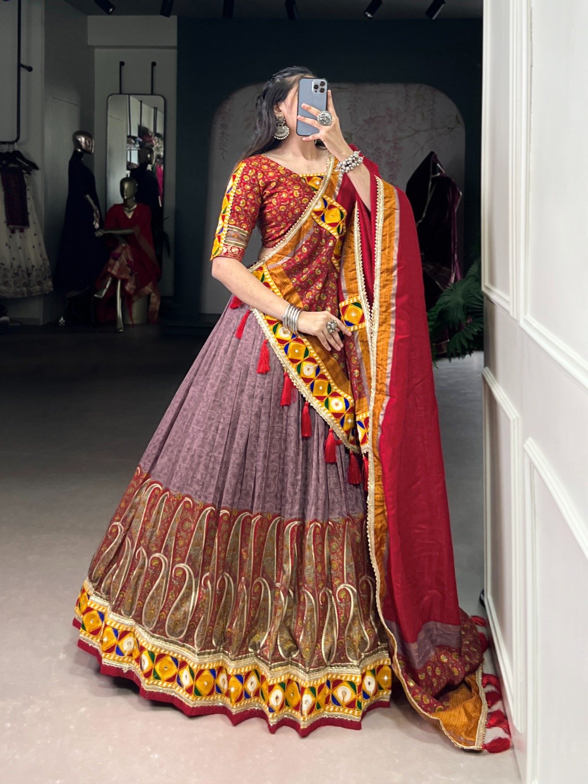 Designer lehenga choli Garba