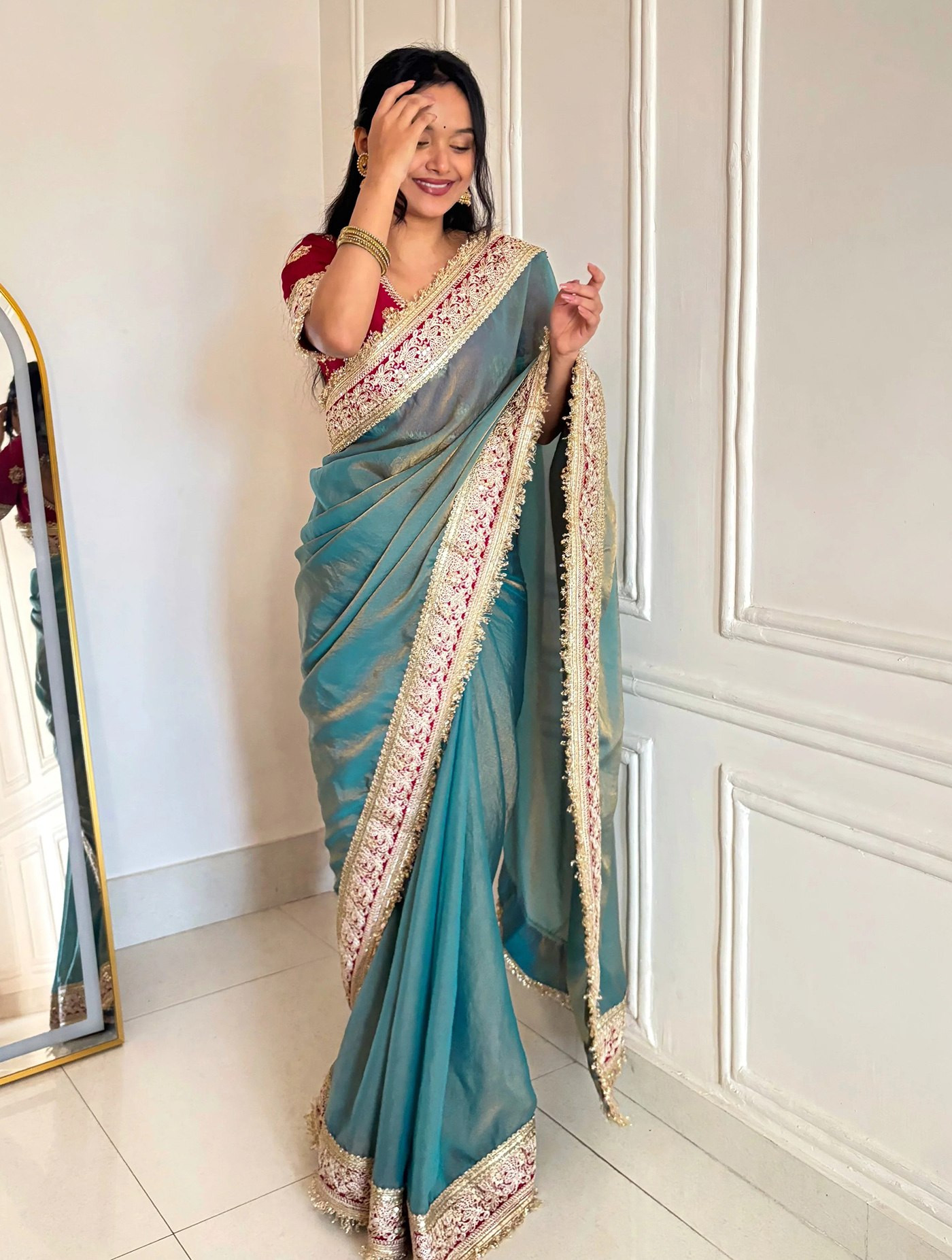 PREMIUM SAREE WITH BLOUSE FOR WOMEN