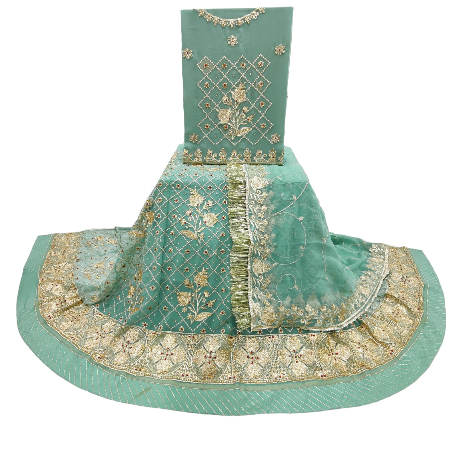 Heavy Royal Georgette New Rajputi Poshak