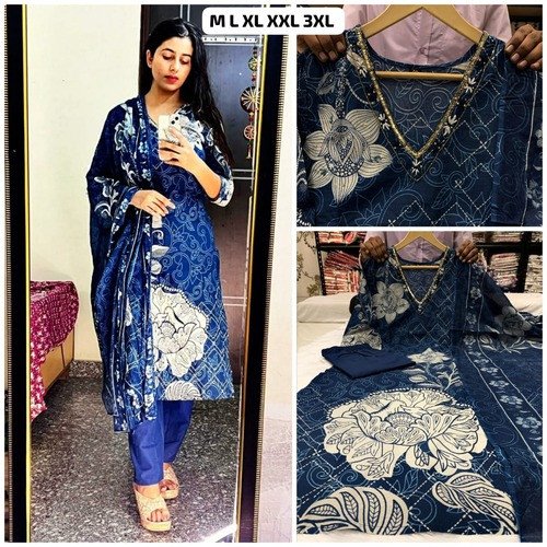 Elegant Ethnic Top, Bottom & Dupatta Set For Women
