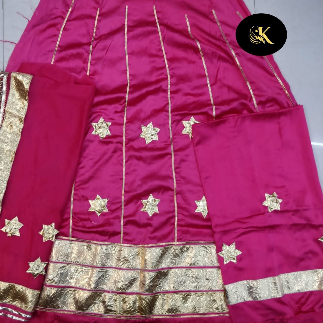 BABY BAISA SATIN RAJPUTI POSHAK