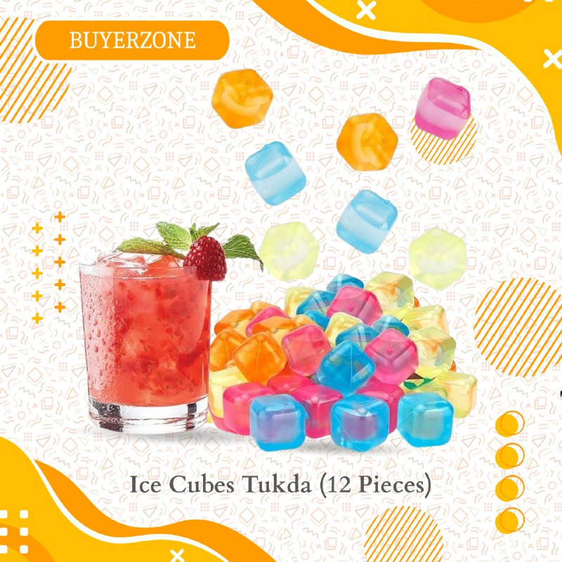 Ice Cubes Tukda- Set of 12 pcs