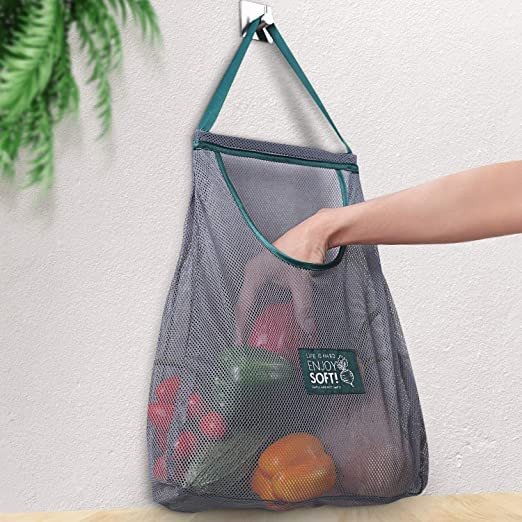 2 Pice Combo Reusable Fruit and Vegetable Mesh Bag
