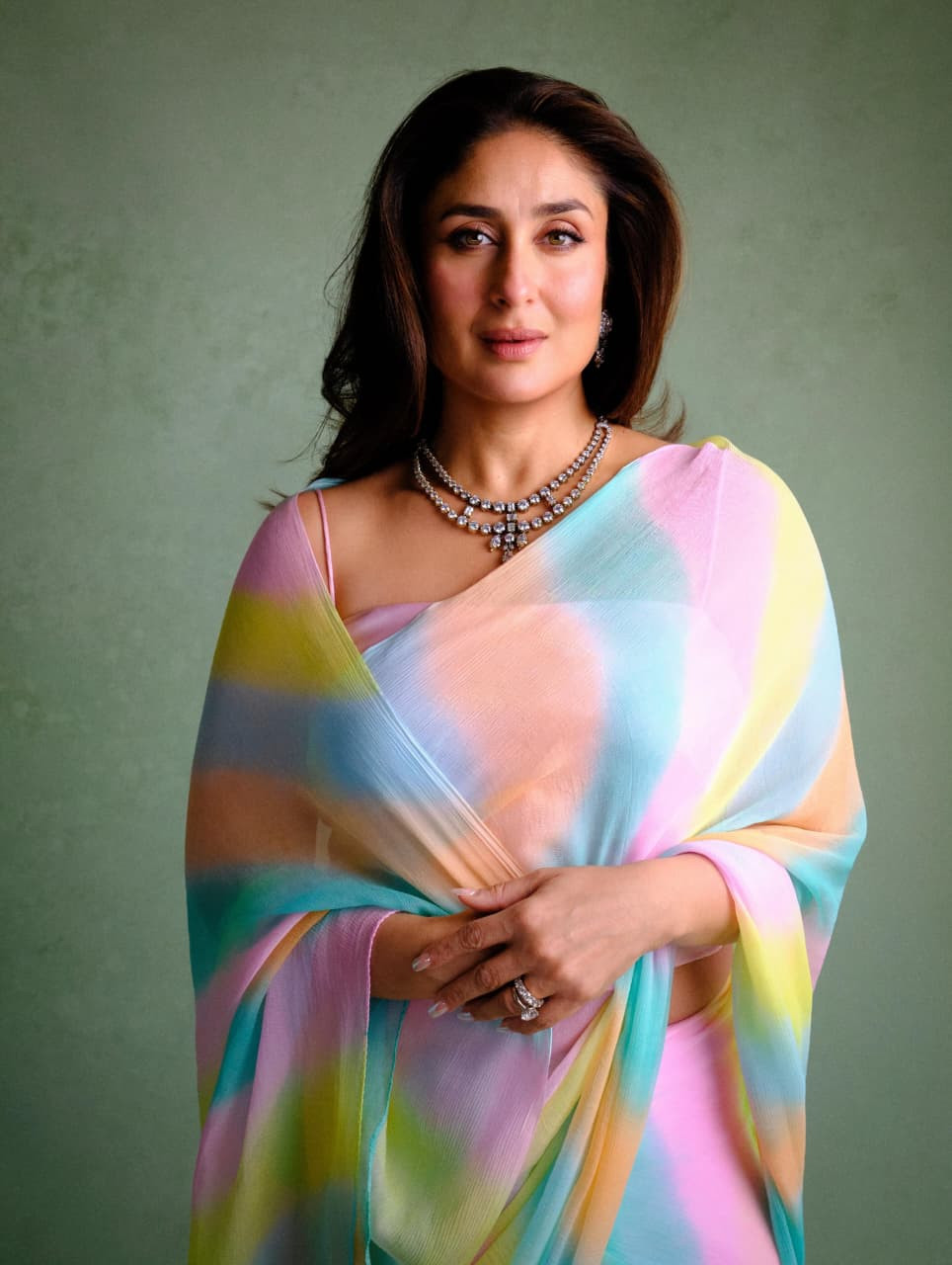 Premium Chiffon Digital Print Saree with Designer Printed Blouse | Elegant Lightweight Women’s Saree
