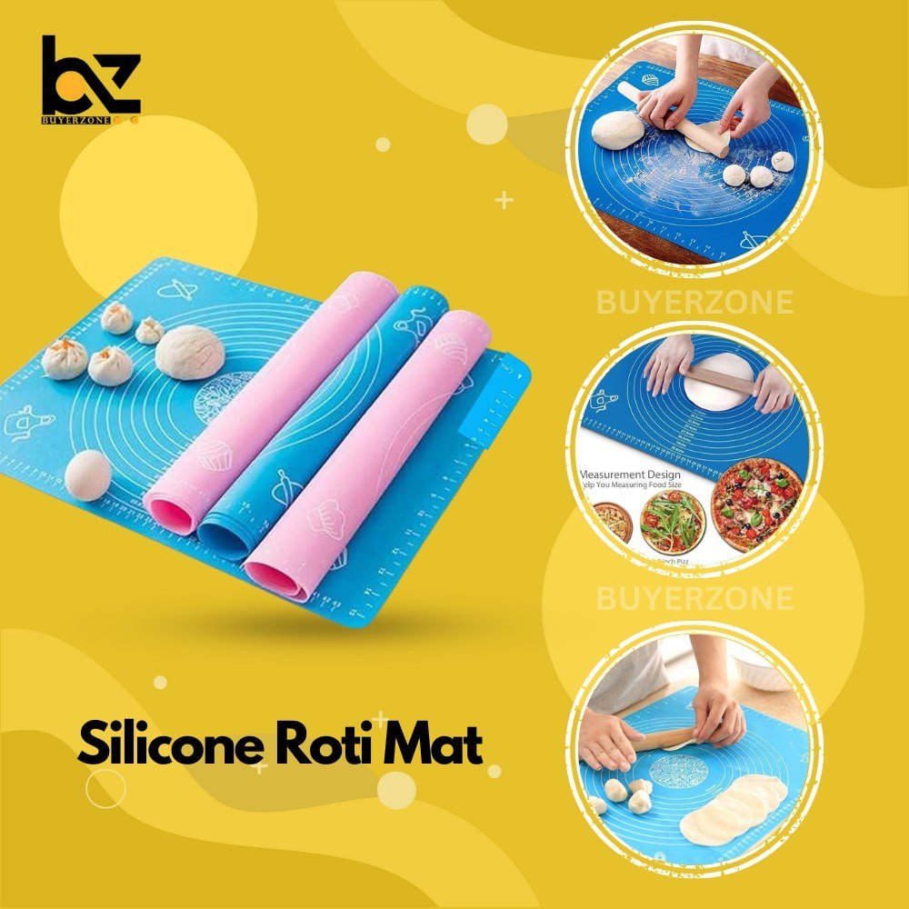 Measurements Silicone Roti Mat