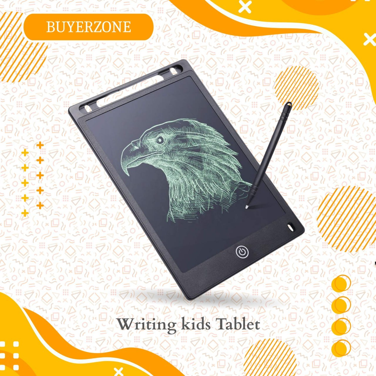 8.5" LCD Writing Tablet for Kids - Reusable Drawing Pad & Electronic Doodle Board
