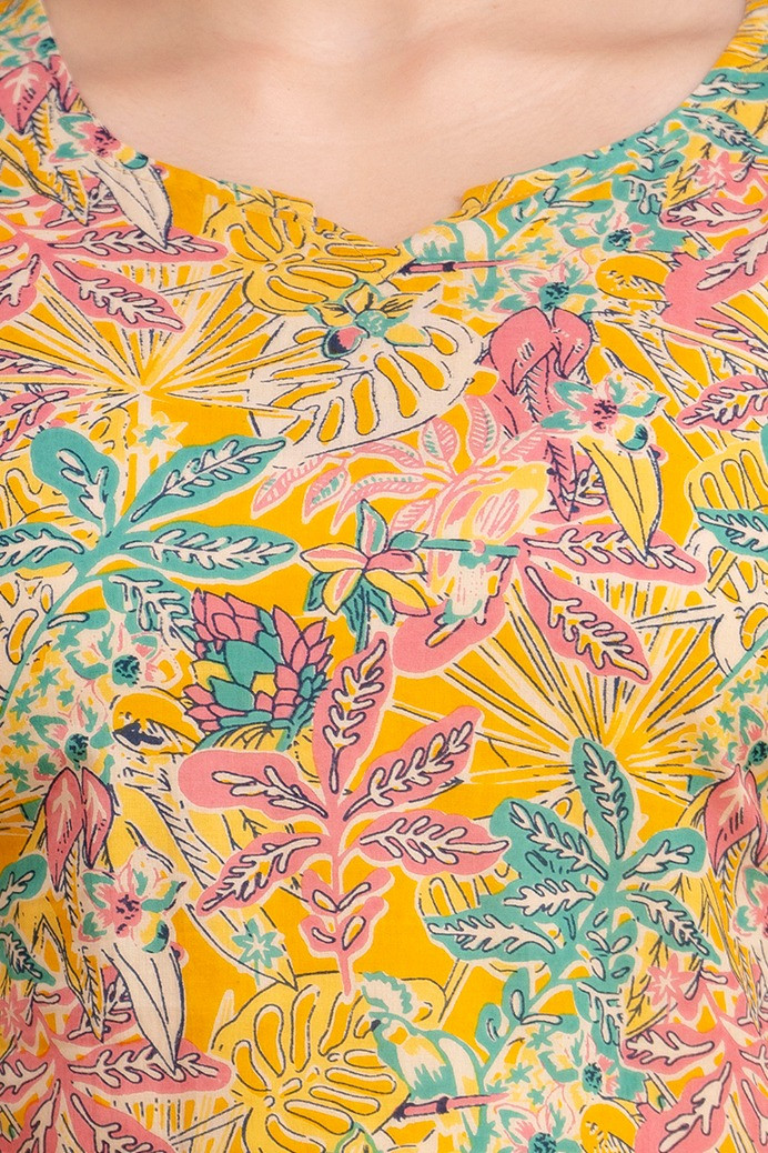 Casual Printed Short Kurti for Women