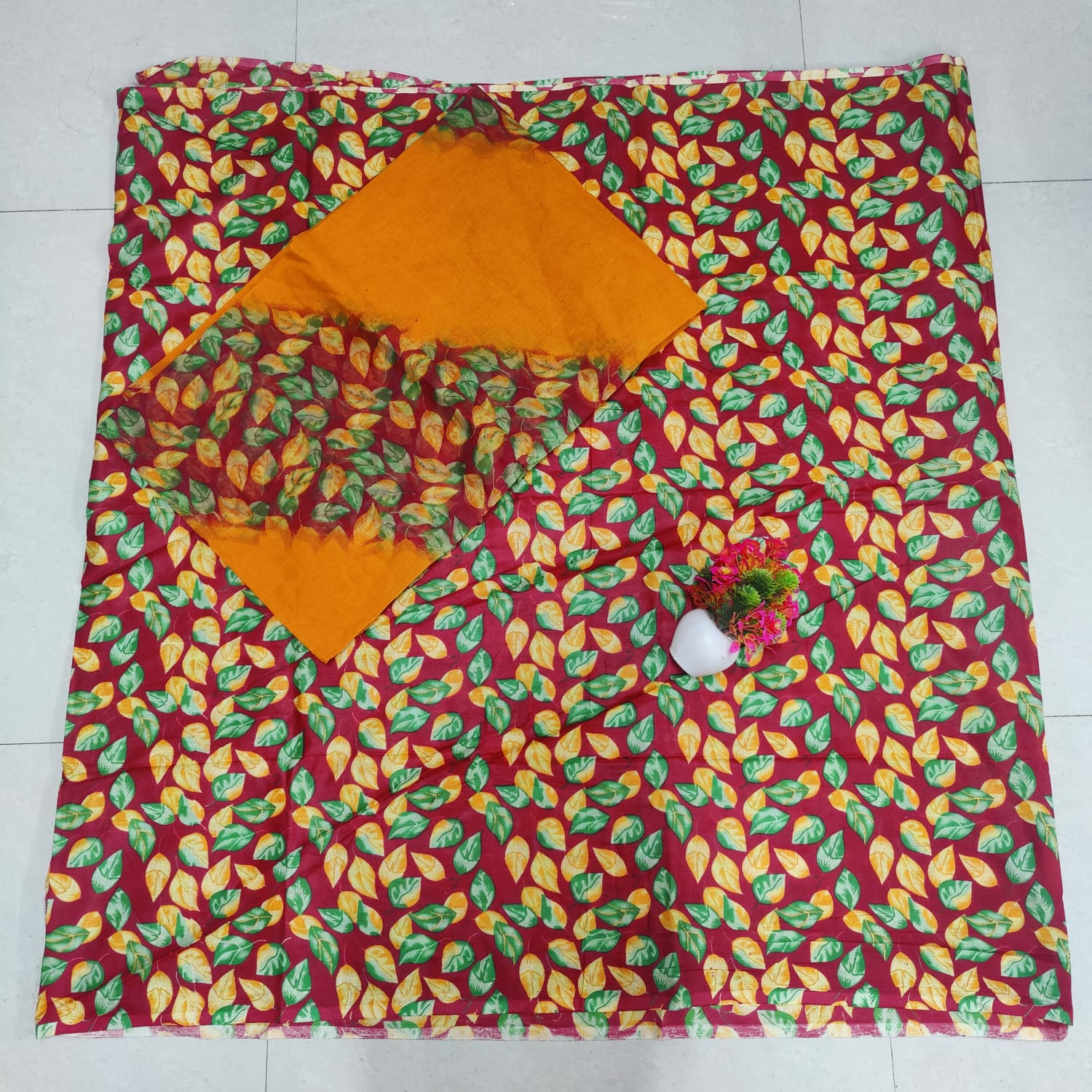 Boutique Printed Rajputi Suit  with Cotton Dupatta