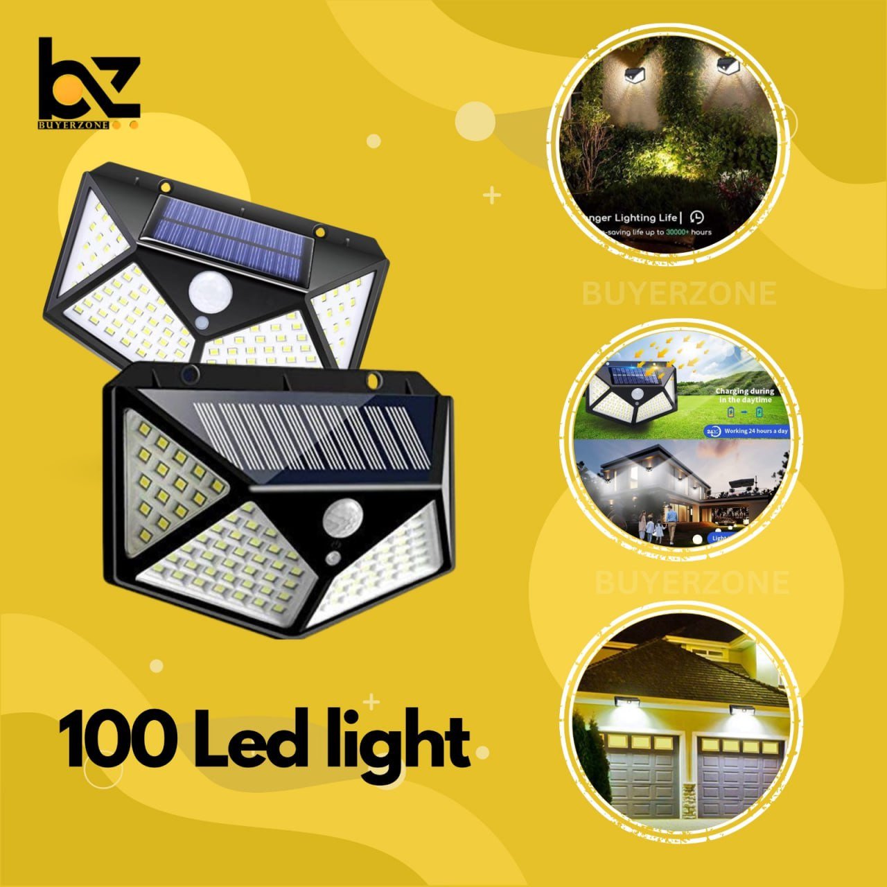 2 Pice Combo Solar Interaction Wall Lamp