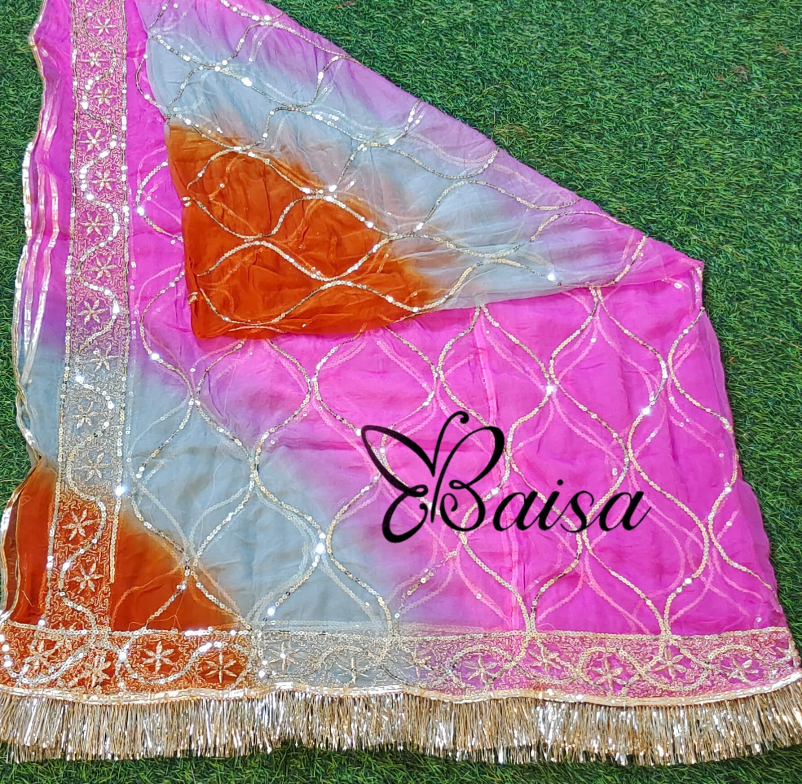 Hamrahi Pyor Tari Jal Work Poshak Odhna