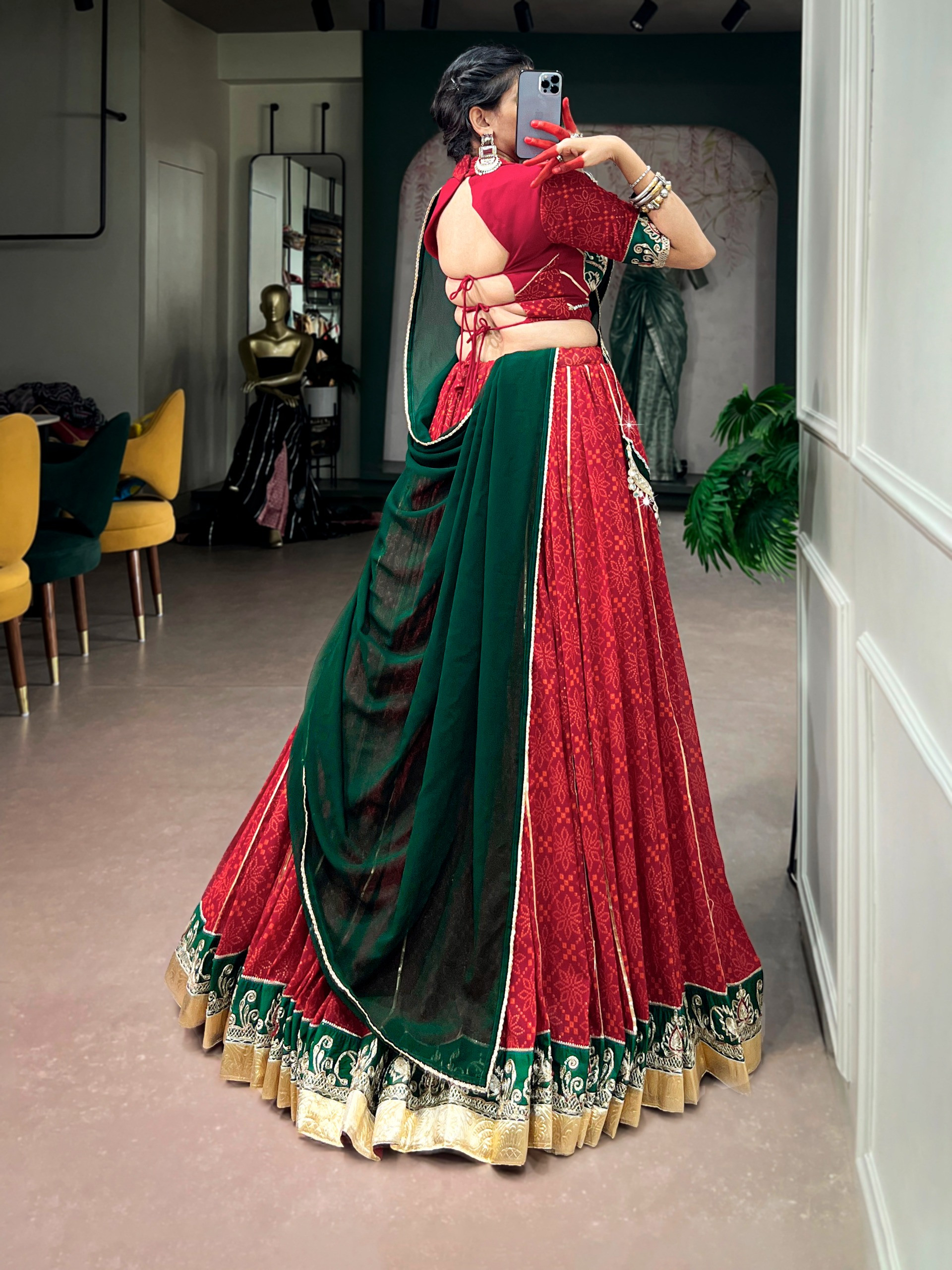 Premium Navratri Chaniya Choli - Designer Garba Outfit for Women