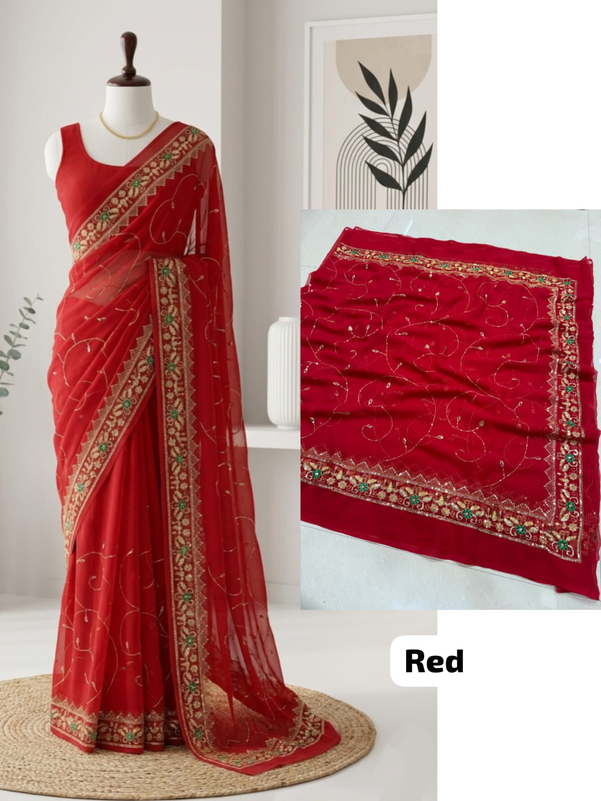Premium Georgette Darbari Saree