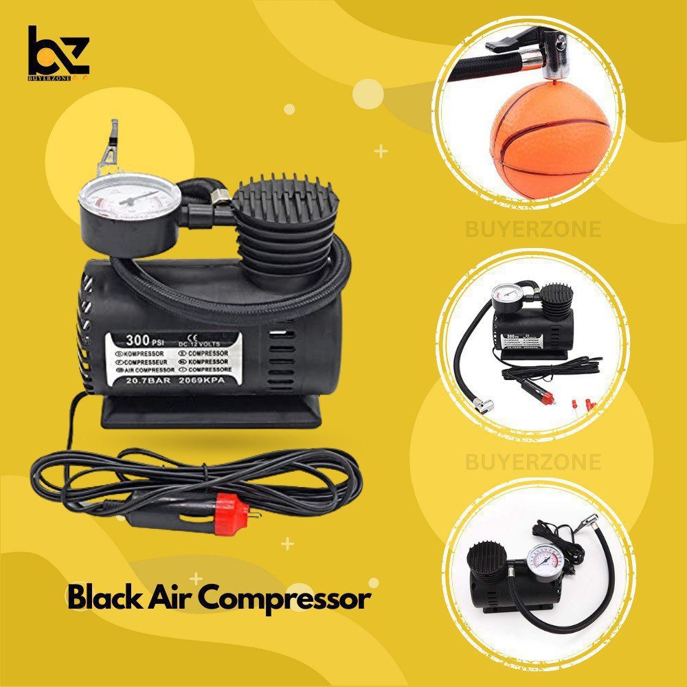 Electric Car Inflatable Mini Tire Pump Air Compressor