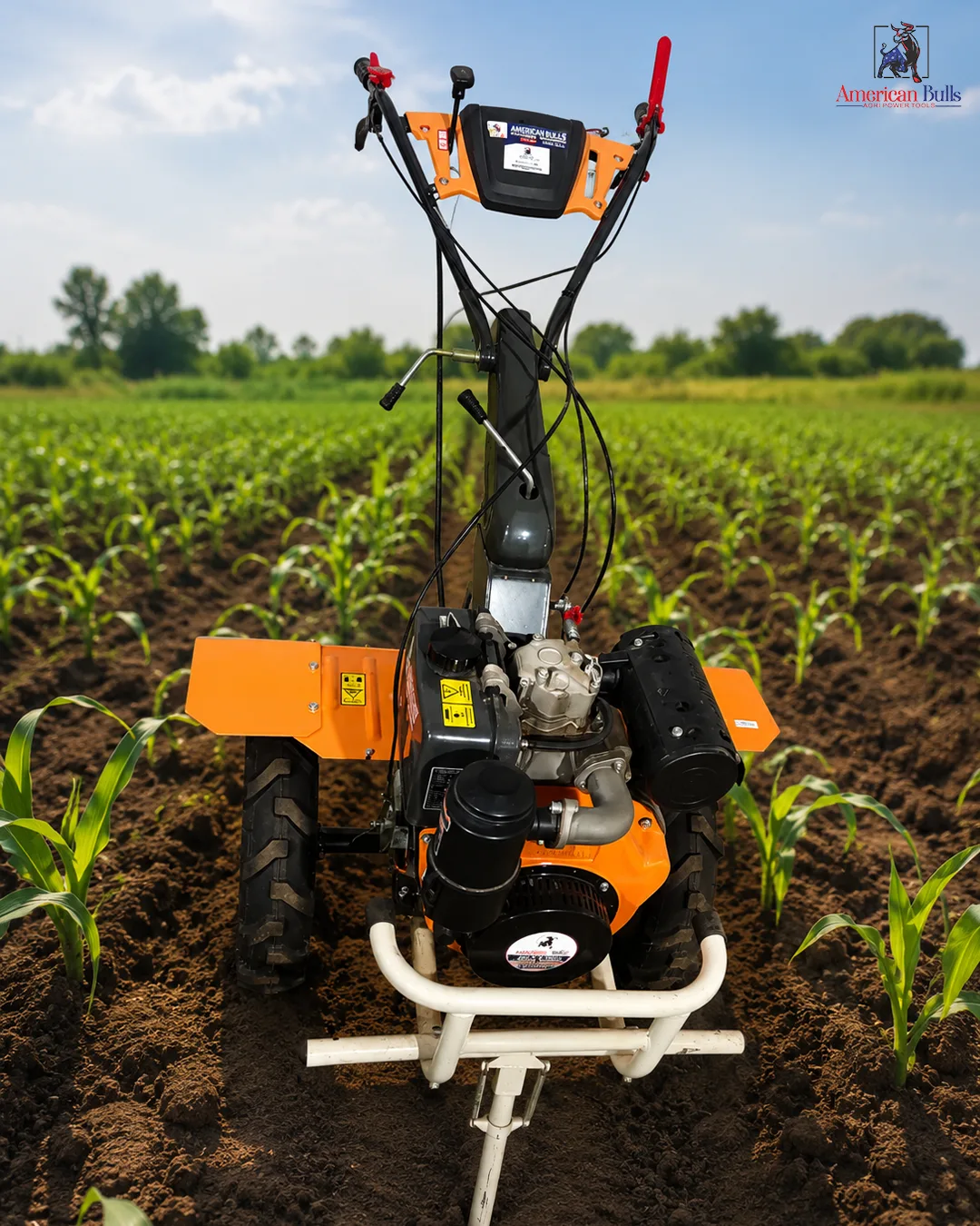 10 HP KAMA Diesel Power Weeder Self Start – Heavy Duty Agricultural Weeder