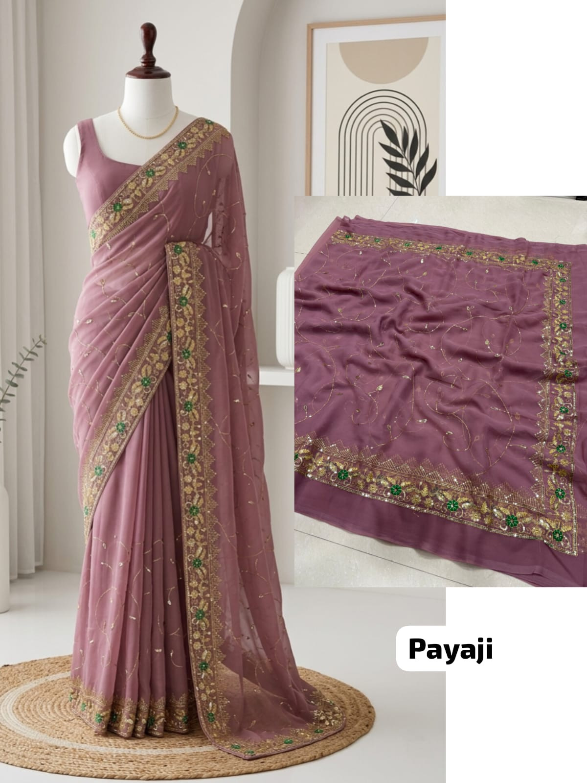Premium Georgette Darbari Saree
