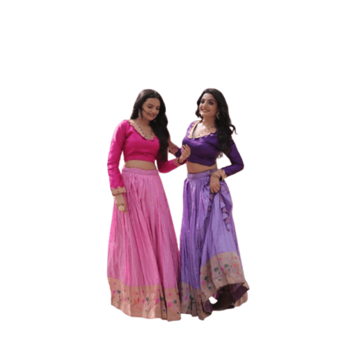 Jari weaving gown for women