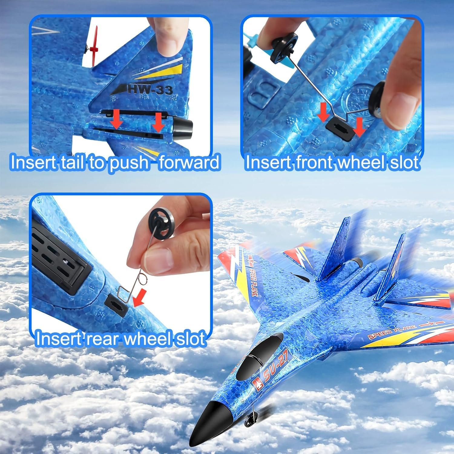 Foam Fighter RC Airplane Remote Control Plane