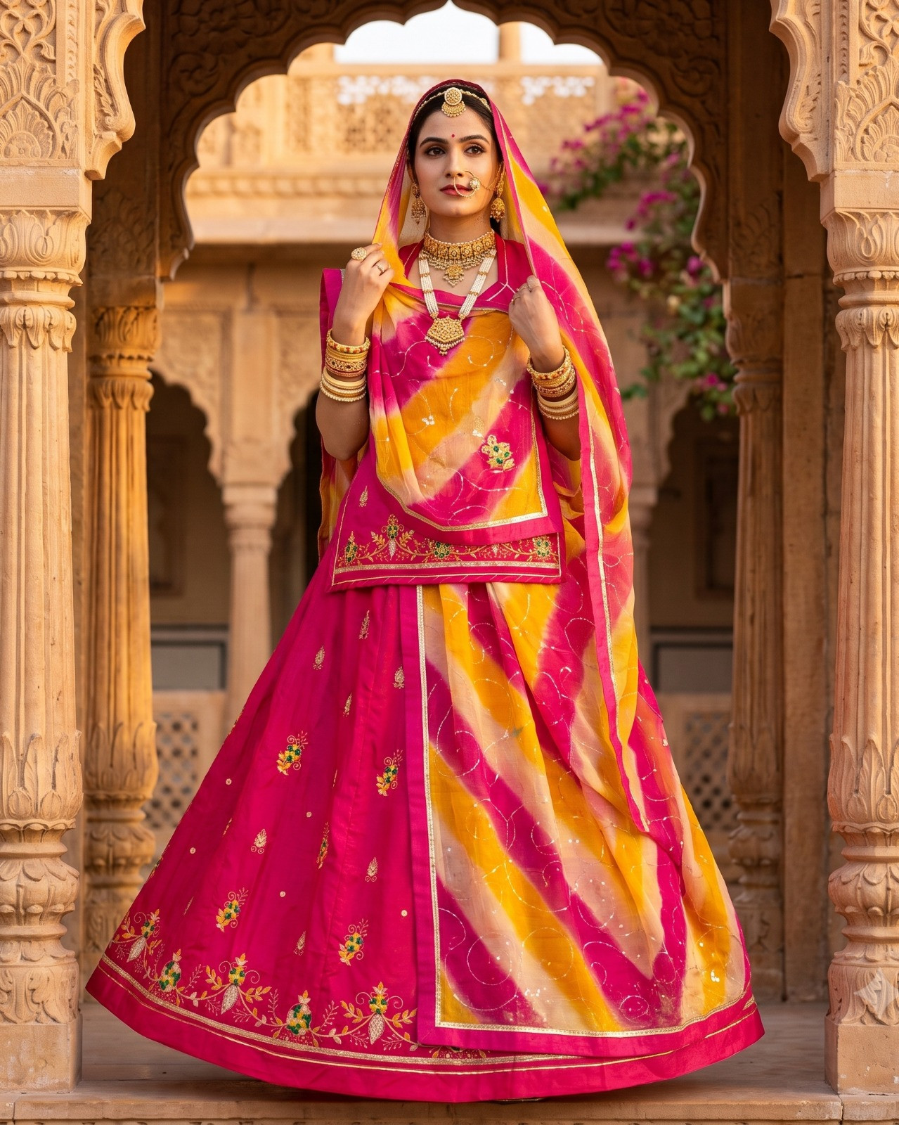 Boutique Range Rajasthani Cotton Suit with Fancy Printed Cotton Odhna | Traditional Ethnic Wear