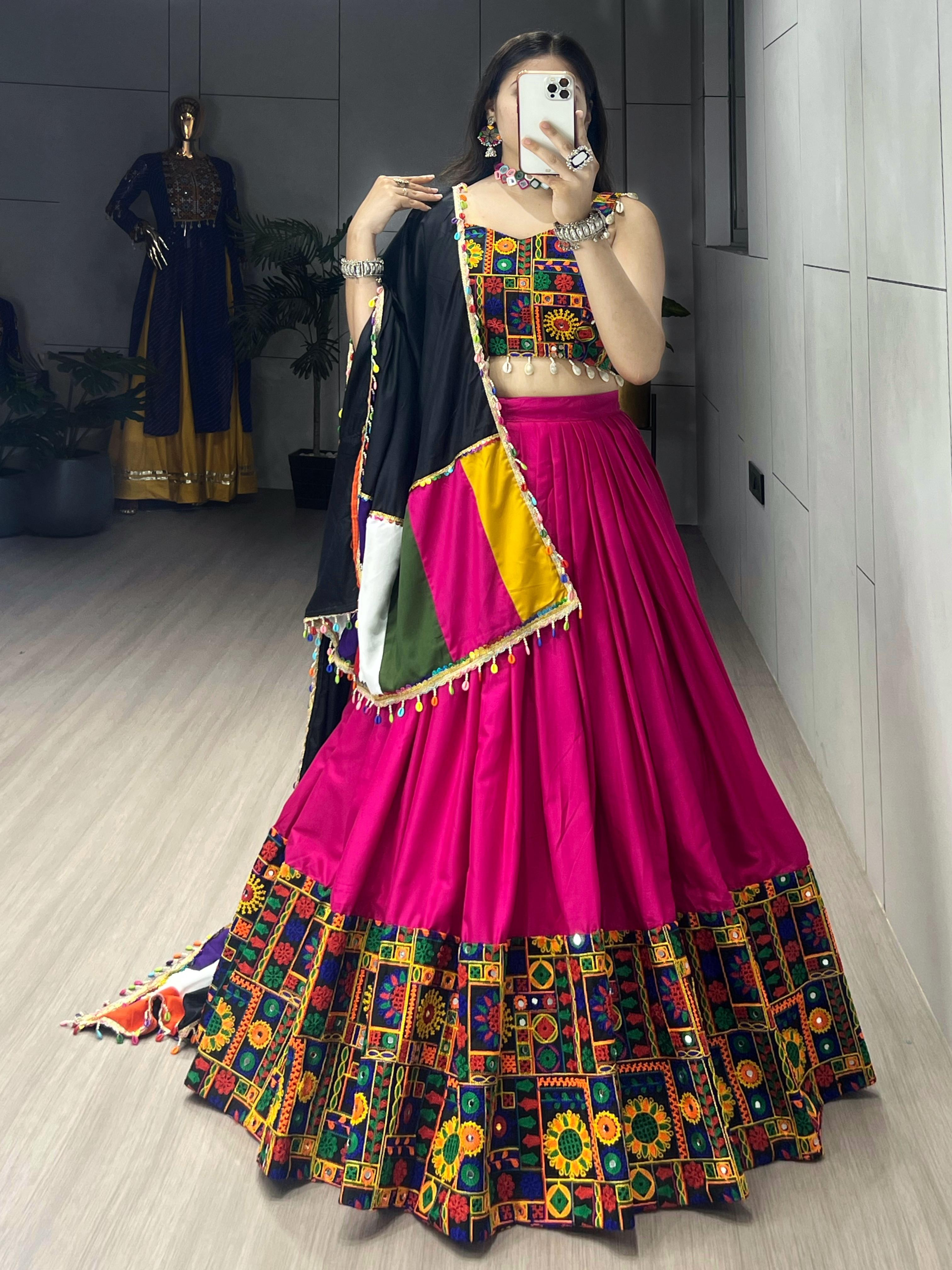 Ethnic Women Pure RayonCotton Lehenga Sets