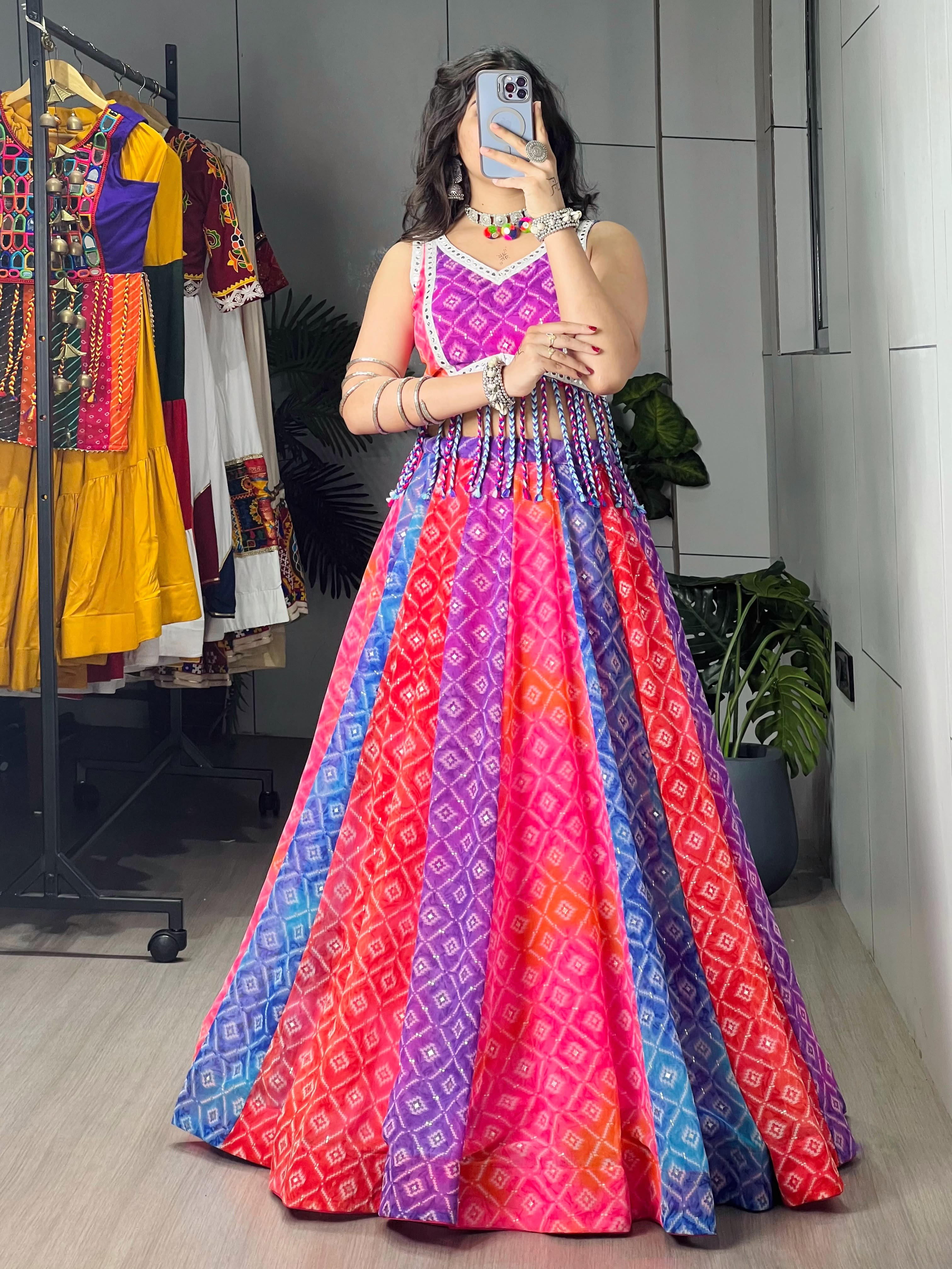 Classic Navratri Chaniya Choli - Traditional Indian Festival Wear for Women