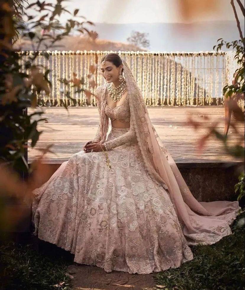 Fox Georgette Lehenga with Sequins Embroidery, Cancan & Canvas Patta – Semi-Stitched