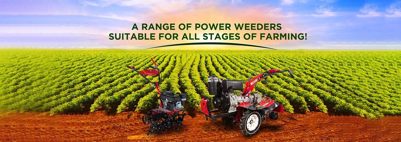 Power Weeder 7 HP – American Bulls | High-Performance Farming Tool by Rajdhani Machinery