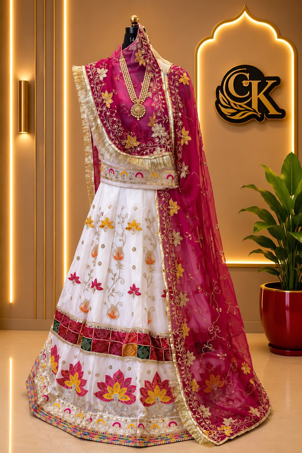 4 Mtr Flayer Vintage Work Rajputi Poshak | Frendy Silk Lehenga with Chapat Zari & Sequence Work | Semi-Stitched