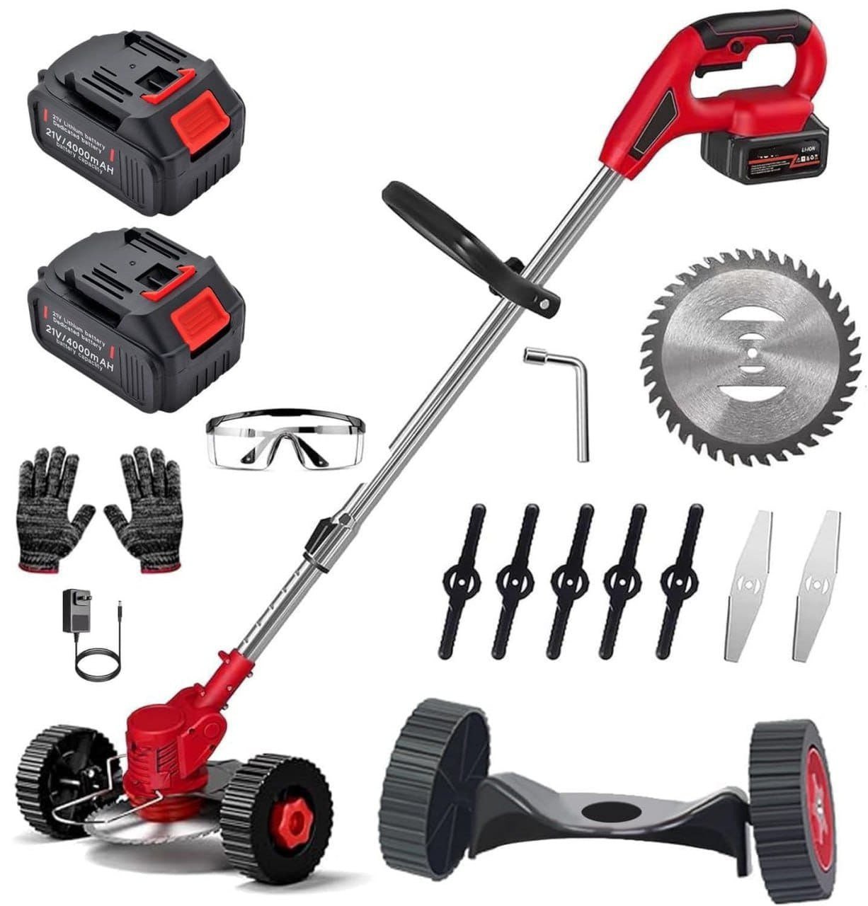 Cordless electric grass cutter machine
