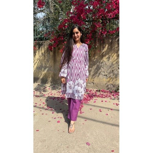 Women Cotton Kurta Pant Set