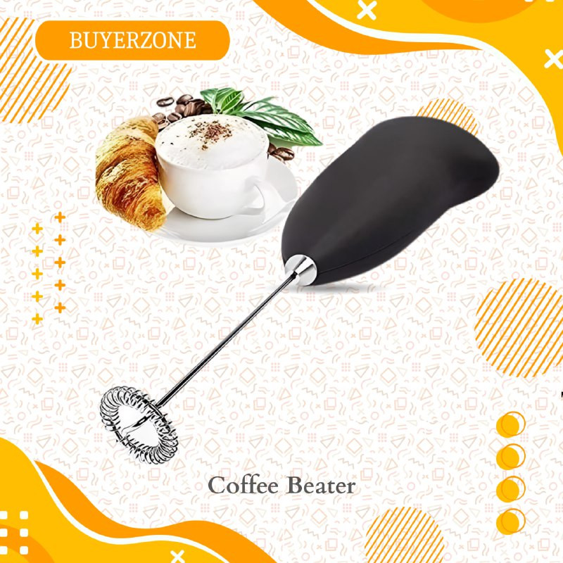 Coffee Beater: Electric Milk Frother for Creamy Lattes & Cappuccinos