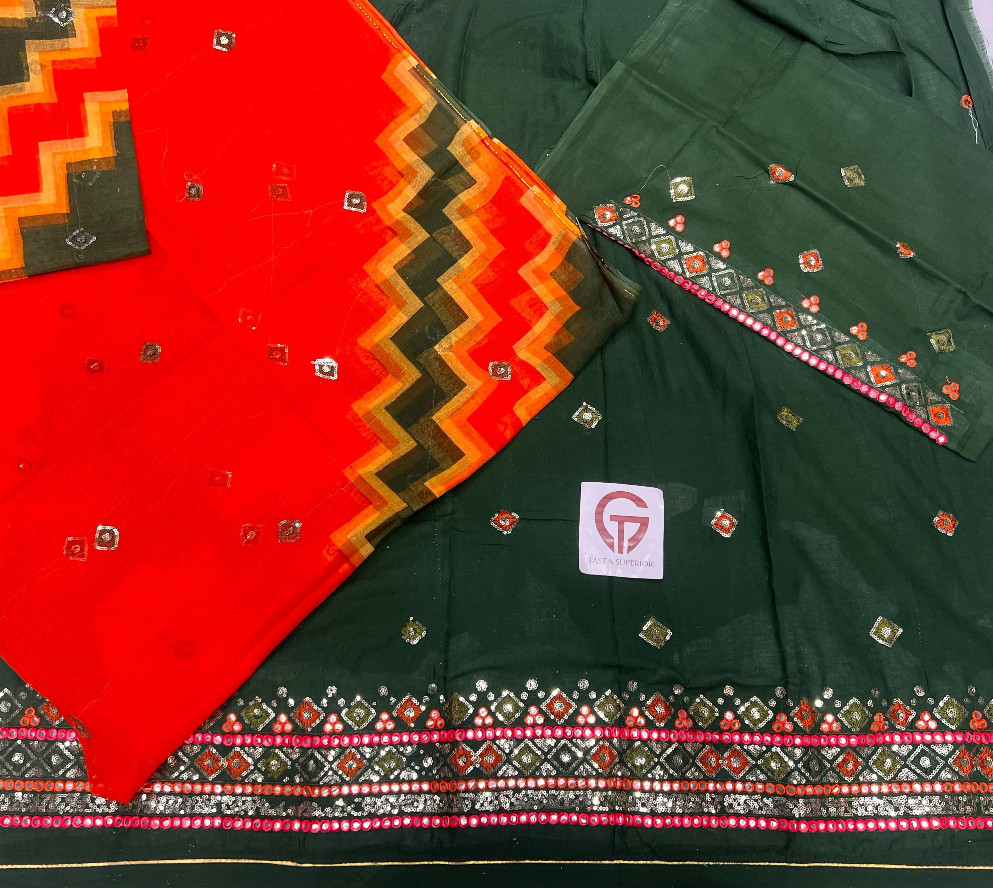 Best quality New Design New Work Party wear Rajputi Poshak  For Women