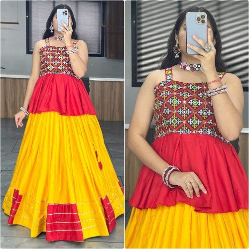 Ethnic Women Lehenga With Kediya Styled Sets