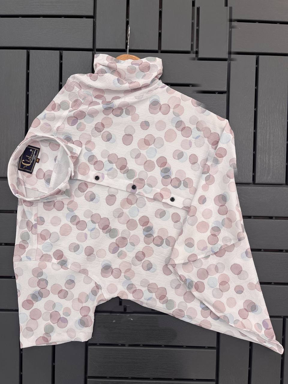 Men’s Exclusive Heavy Cotton Half-Sleeve Shirt – Premium Casual Wear