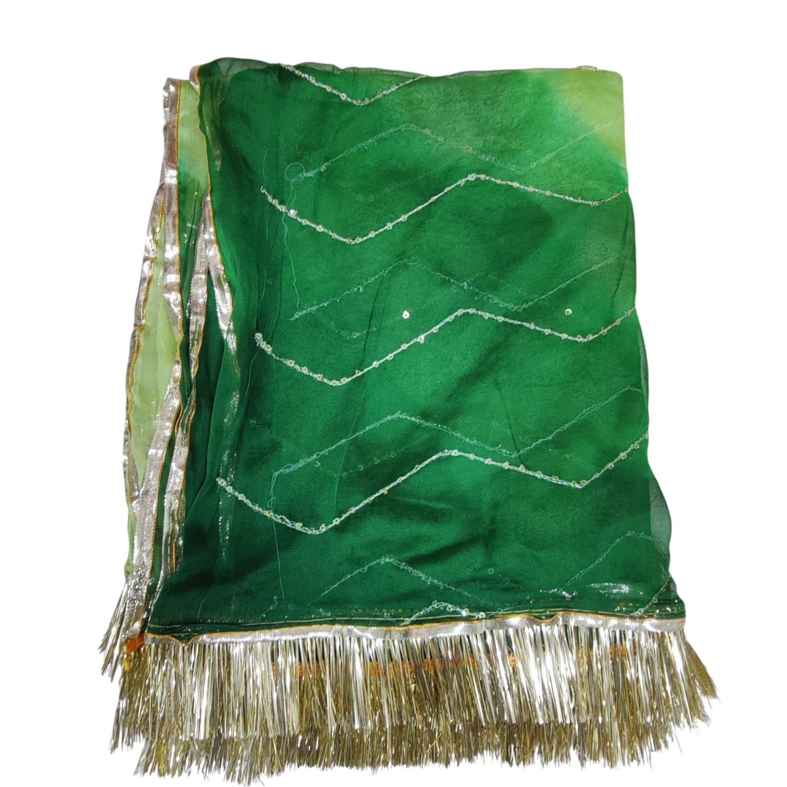 New Fancy Boutique Satin Dress with Heavy Sequin Work