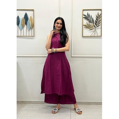 Pure Slub Cotton Suit