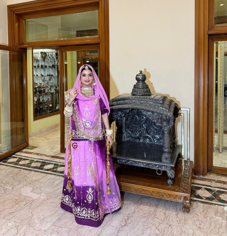 Full Heavy Humrahi Piyor With Zari Kasab Pitten Work Poshak